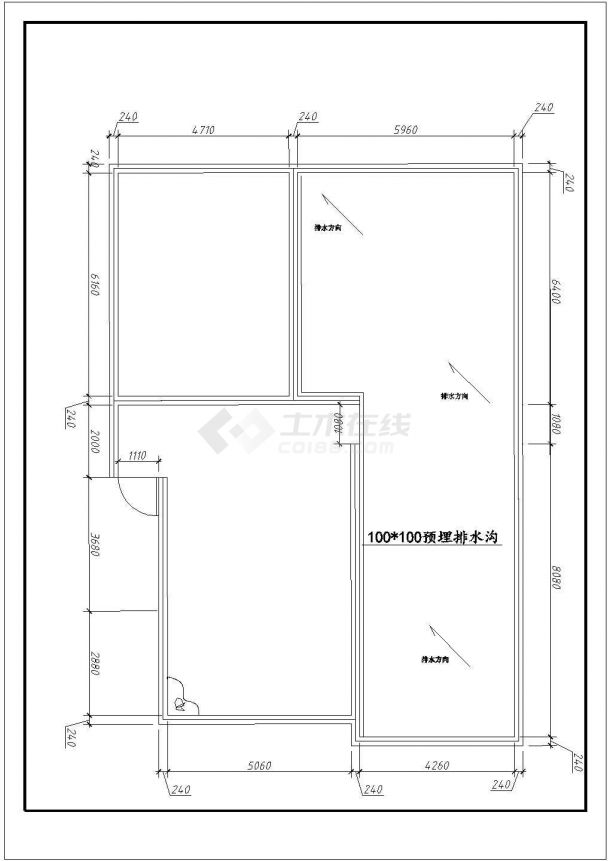 全套屋顶花园cad平立面景观设计施工图-图一