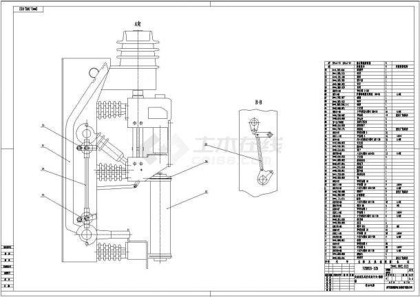 常用开关和柜体电气CAD设计图纸-图二
