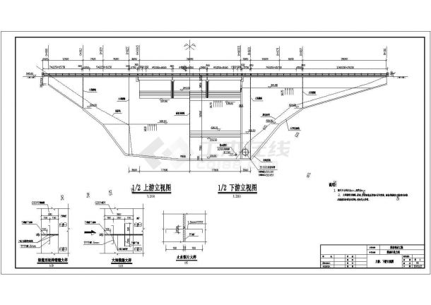 某水电站重力坝图施工详图设计全套图纸-图二