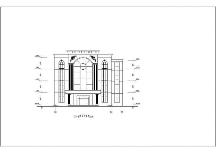 某地多层食堂全套建筑cad设计施工图_图1