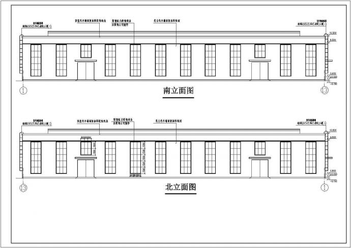 某地框排架结构厂房结构设计施工图_图1