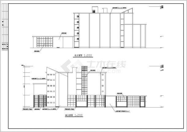 某科技信息六层综合楼建筑设计图纸-图二