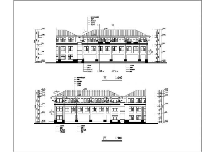 某地三层中学艺术楼建筑设计施工图纸_图1