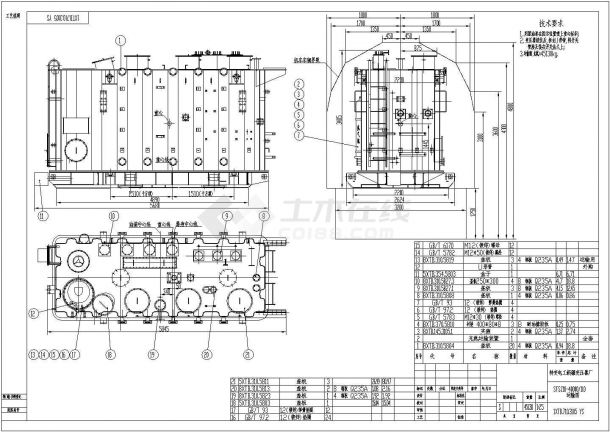 电力电气设计变压器全套CAD施工图纸-图二