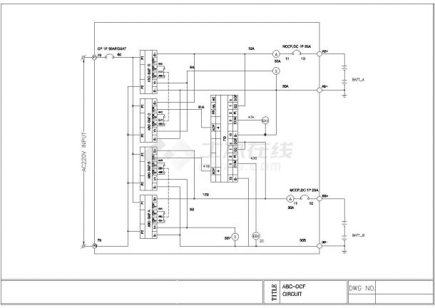 柴油发电机电气组控制器CAD图纸-图二
