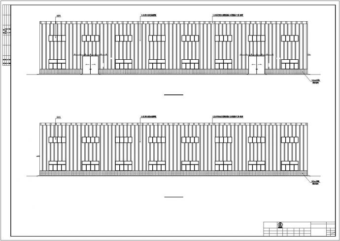 厂房建筑平立剖面施工图（共9张）_图1