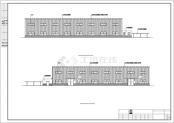 厂房建筑平立剖面施工图（共9张）-图二