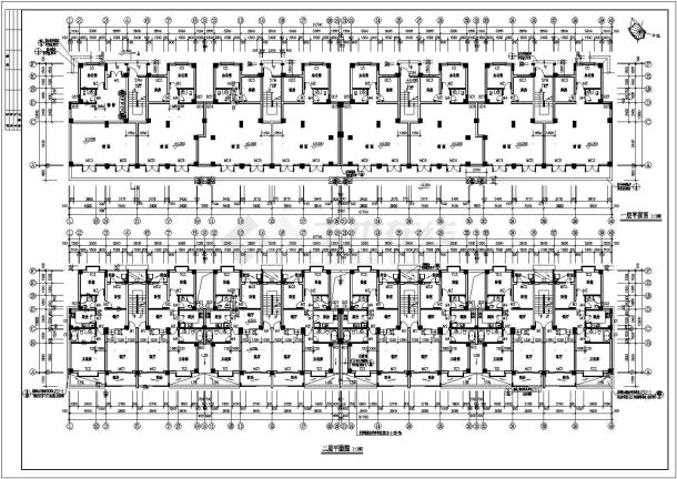 某地小型高档小区住宅建筑施工图纸-图一