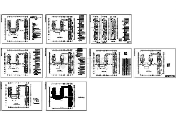 某三层医院综合楼电气设计图（含9张图纸）-图一