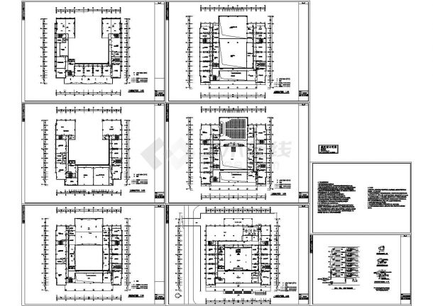 某6层建筑弱电设计施工图-图一