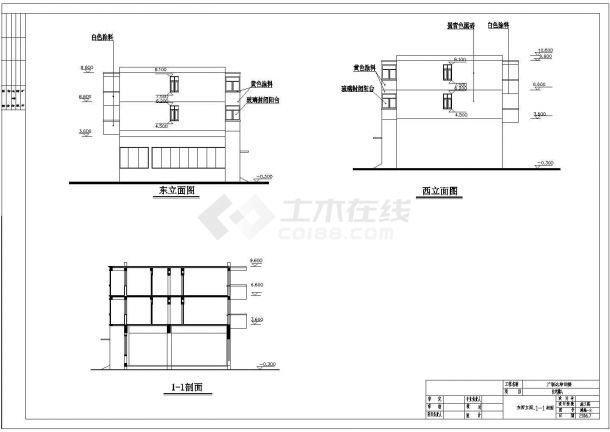 广联达住宅钢筋建筑施工图纸（共10张）-图二