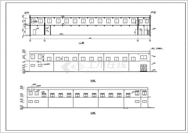 某区厂房建筑设计施工图（共7张）-图二