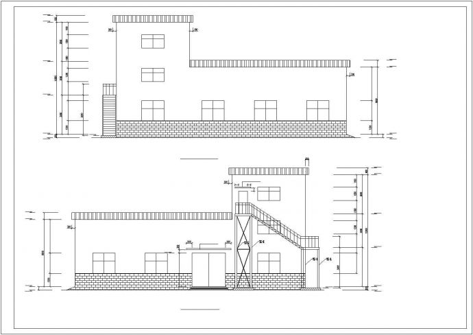 某地二层钢框架结构厂房建筑结构施工图_图1