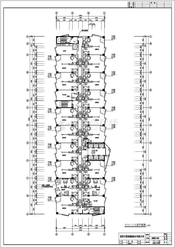 高层医院给排水施工设计cad建筑图纸全套-图二