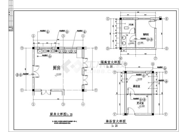 某地二层幼儿园建筑设计施工图全套图-图二