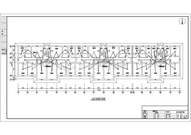 某市交通局养护中心1#住宅楼电气设计施工CAD图-图一