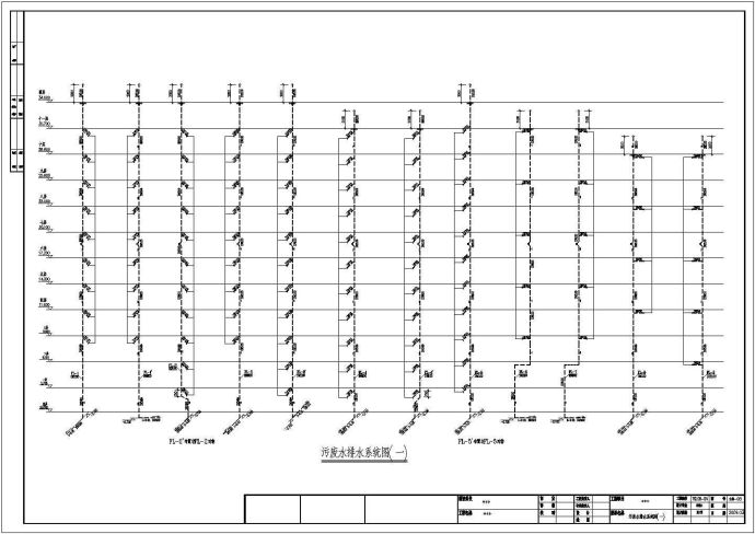 高层市政水管给排水施工cad设计图纸全套_图1