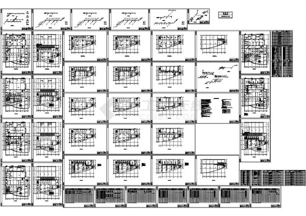 某综合办公楼楼VRV空调系统设计cad施工图（含暖通、空调工程设计及施工说明，设备表，材料表）-图一