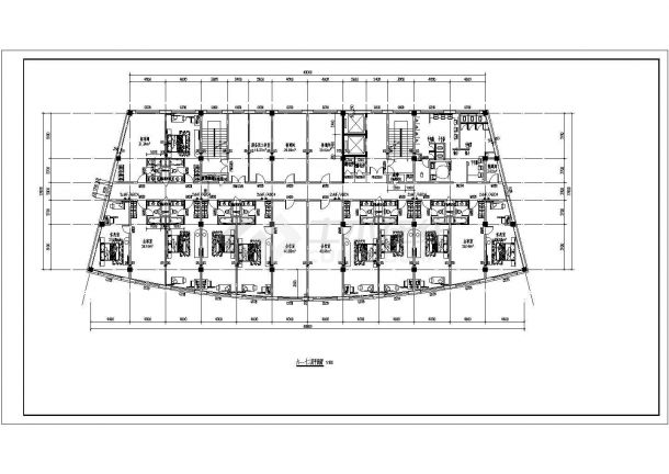 某地小型精致实用的宾馆建筑设计图-图一