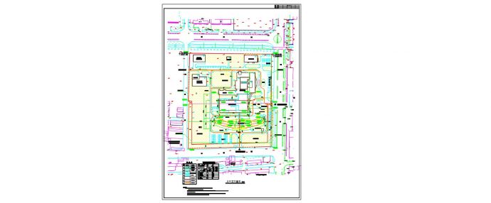 某区医院建筑规划总平面图设计方案_图1