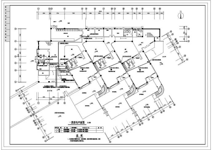 某新建规划后幼儿园电路CAD施工图_图1
