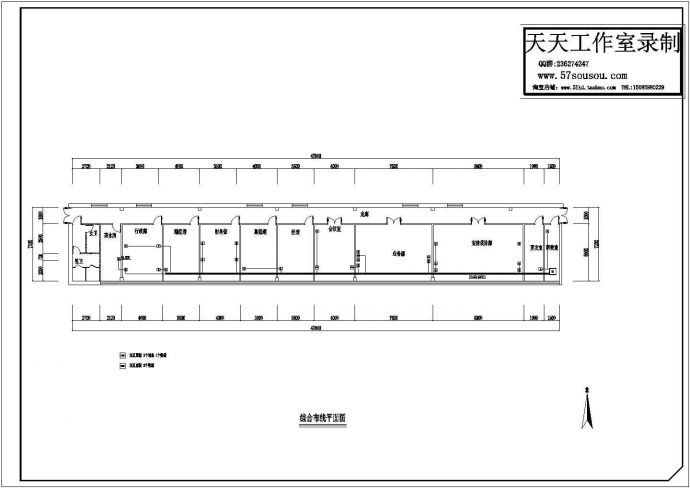 机房综合布线图纸CAD图_图1