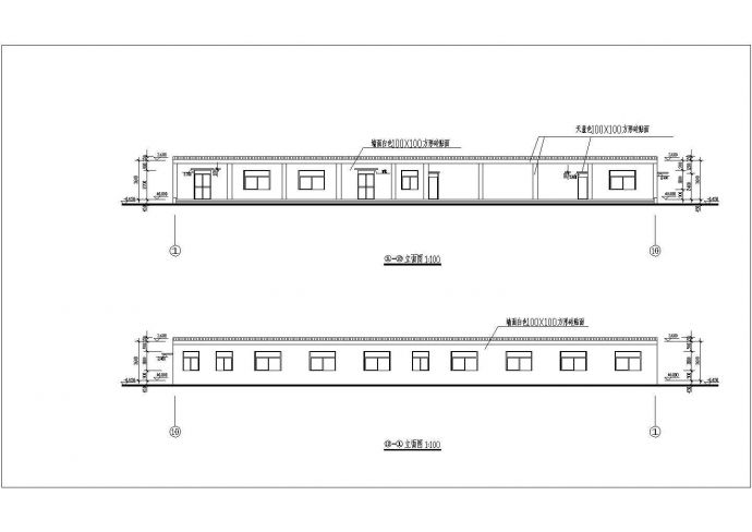 某商业广场建筑设计方案完整施工图_图1