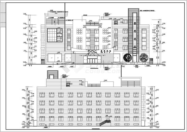 某地小型宾馆洗浴部建筑设计图（共4张）-图二