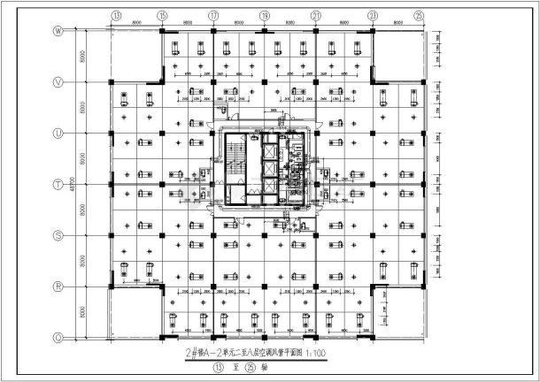 某地区小型购物中心暖通设计图（全集）-图二