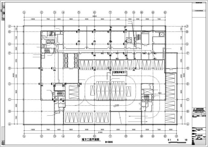 某酒店综合布线CAD平面设计图纸_图1