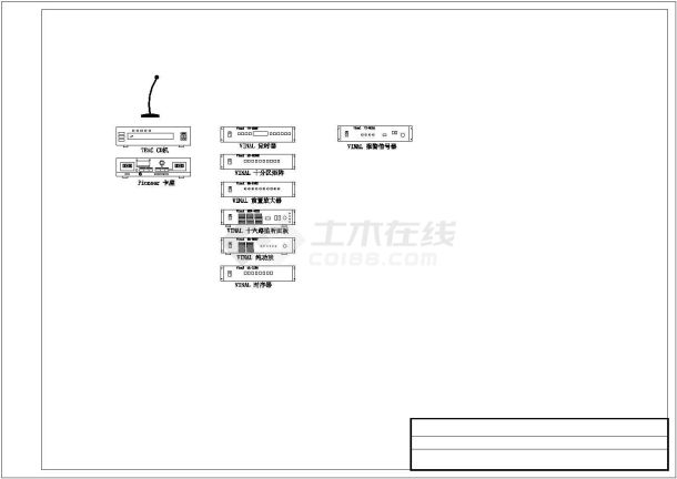 某地区全套背景音乐CAD设计图纸-图一