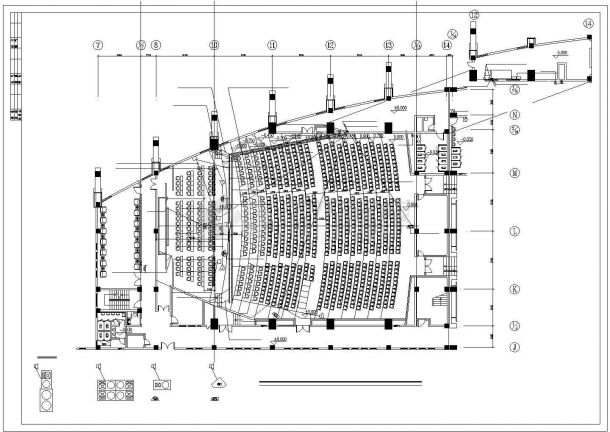 某办公楼综合布线系统CAD设计图纸-图一