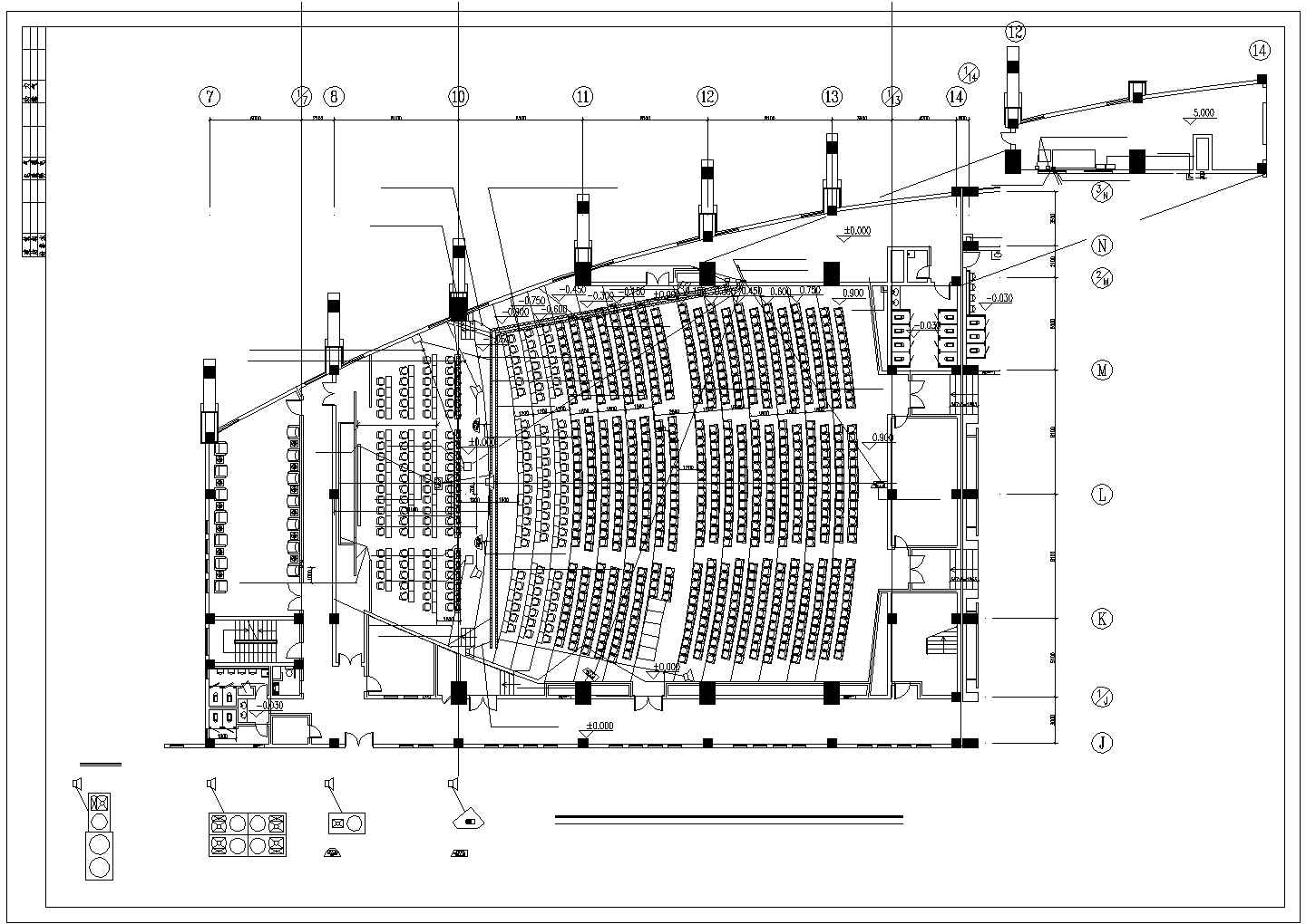 某办公楼综合布线系统CAD设计图纸
