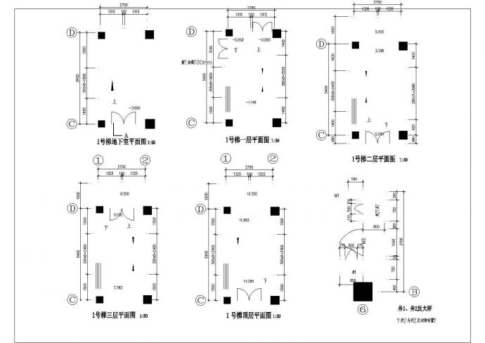 某十一层全住宅楼建筑施工cad设计图_图1