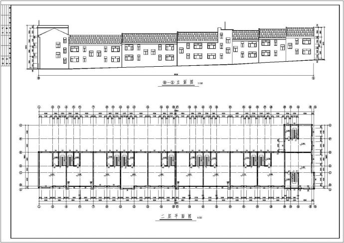某地三层商贸楼建筑结构设计施工图_图1