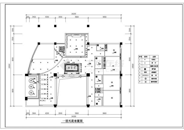 某地欧式风格别墅全套装修施工图纸-图一