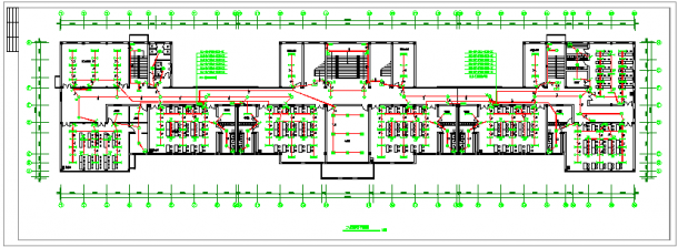 某地方幼儿园电气CAD设计平面图-图二