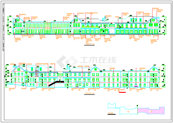 某区域商业楼建筑施工图纸（全套）-图二