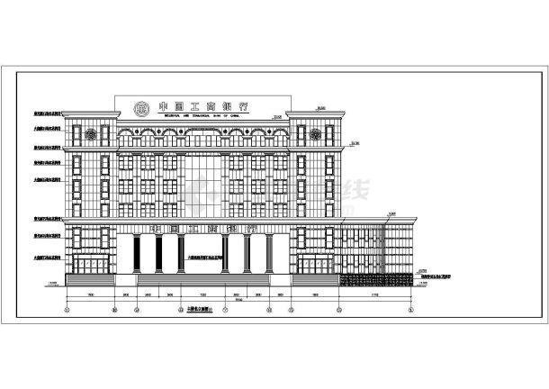 银行综合楼建筑施工方案图（全套）-图一