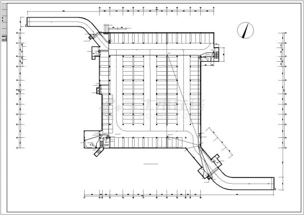 某地地下车库建筑电气cad设计图-图二