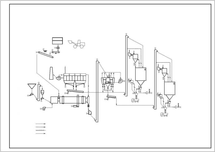 一套电厂渣场粉煤灰渣综合利用技改项目系统图纸_图1