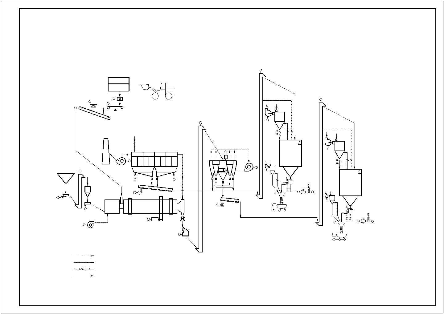 一套电厂渣场粉煤灰渣综合利用技改项目系统图纸