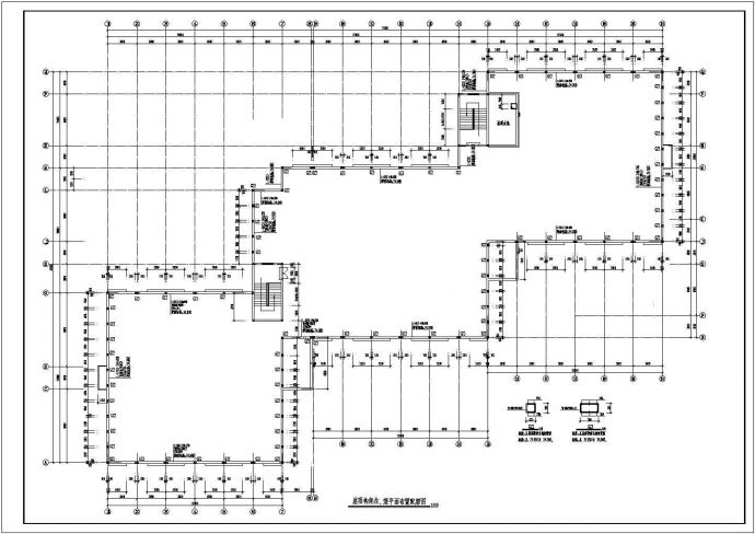 某学院框架结构宿舍结构设计施工图_图1