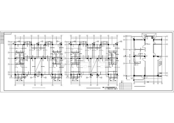 某地生态园区建筑工程结构施工全图-图一