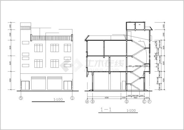 某地方私人住宅建筑结构全套施工图纸-图二