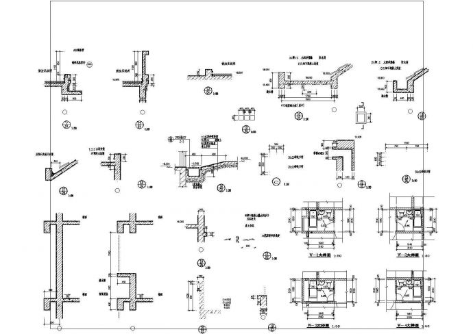 某地区全套八层住宅楼建筑施工CAD设计图纸_图1