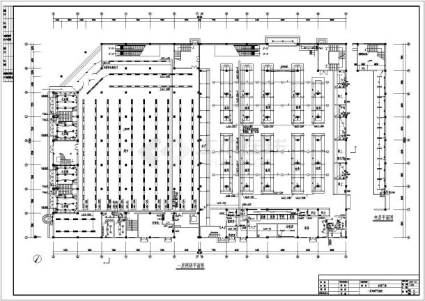 某局部四层大型超市电气设计施工图-图一