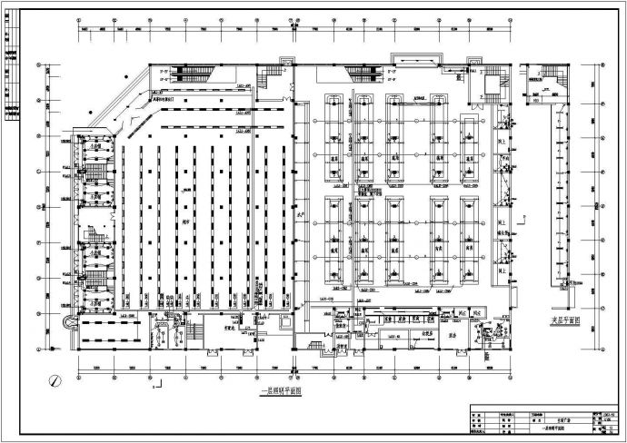 某局部四层大型超市电气设计施工图_图1