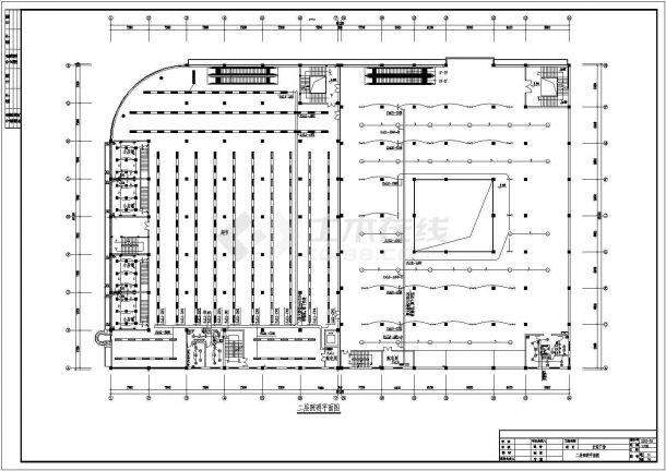 某局部四层大型超市电气设计施工图-图二