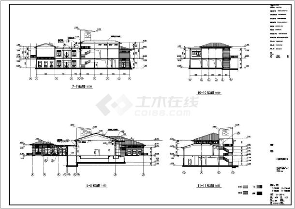 某地大型商业会所设计图（CAD）-图一